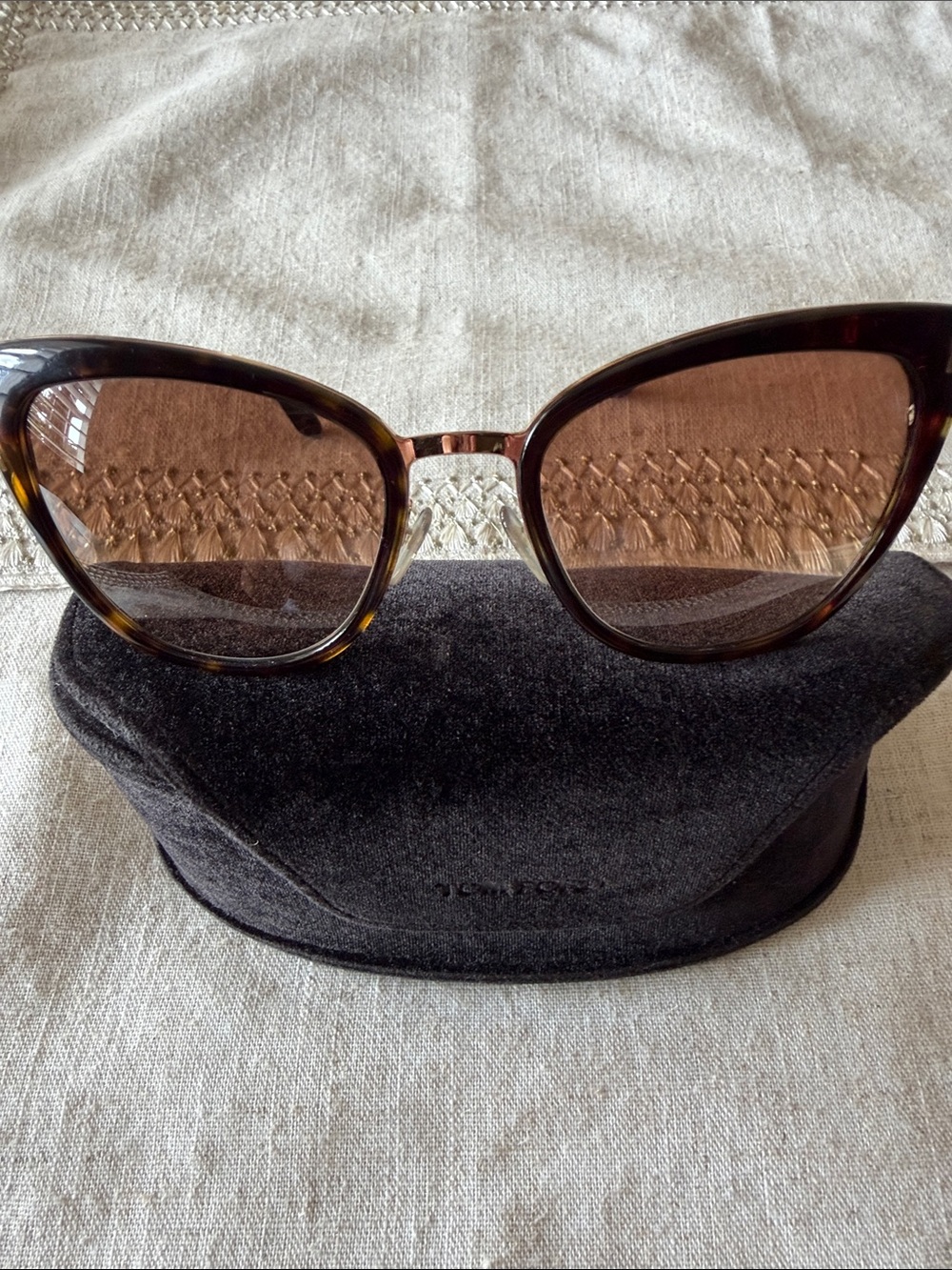 Tom Ford Tortoiseshell Sunglasses